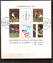 Аргентина, 1981,  блок №28 конверт. ЧМ-1982-миниатюра
